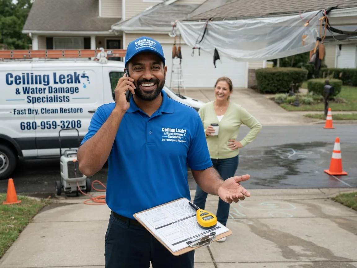 Ceiling Leak Cleanup Neponset, IL FAQs